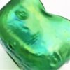 Picture of Antique Loetz Green Lobed Art Glass Bowl