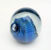 Picture of Vintage Robert Eickholt Art Glass 'Reptile Bubble' Paperweight