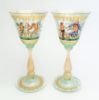 Picture of Pair of Antique Salviati Venetian Water Goblets