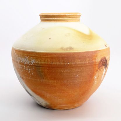 Picture of Large Handmade Clay Pot/Vase by Artist Clyde Tullis