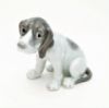 Picture of Vintage Heubach German Porcelain Hound Dog Figurine