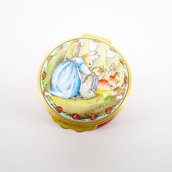 Picture of Halcyon Days Frederick Warne Beatrix Potter Mother & Peter Rabbit Trinket Box