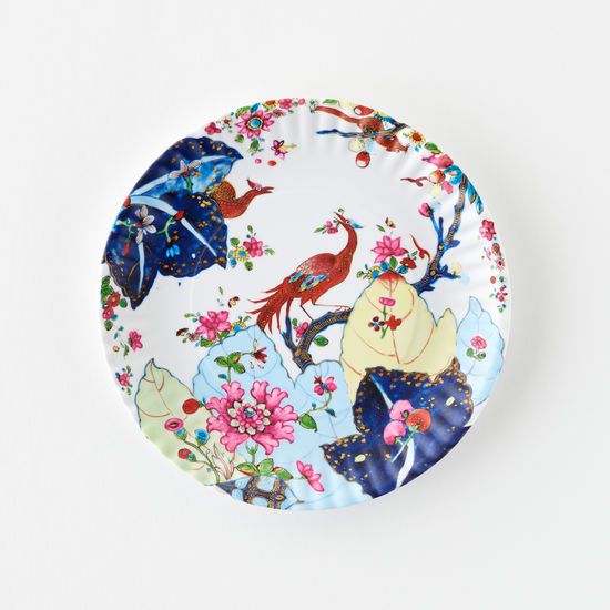 Picture of One Hundred 80 Degrees Tobacco Leaf Melamine Plate