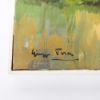 Picture of Vintage Giuseppe Pesa Italian Impressionist Oil on Board Landscape Painting