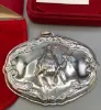 Picture of Reed & Barton Sterling Silver Songs of Christmas Ornament, "We Three Kings", boxed