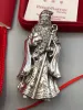 Picture of Reed & Barton Sterling Silver 2005 "Nicholas of Myra" Santa Ornament, with box