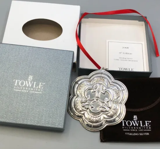 Picture of Towle 2008 Annual Celtic Ornament, Sterling Silver, with box