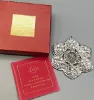 Picture of Lenox Annual Sterling & Crystal Snowflake Ornament 2005, with box