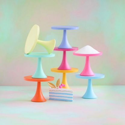 Picture of One Hundred 80 Degrees Rainbow Cake Plate