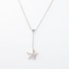 Picture of Tiffany & Co. 18k White Gold Starfish Diamond Necklace 