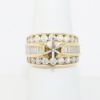 Picture of 14k Yellow Gold Diamond Semi-Mount Ring 
