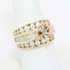 Picture of 14k Yellow Gold Diamond Semi-Mount Ring 