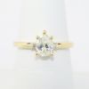 Picture of 14k Yellow Gold .65Ct Pear Diamond Engagement Ring  