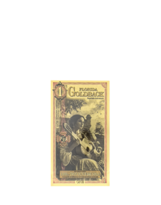 Picture of 1 Florida Goldback 