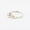 Picture of Platinum with 18k Yellow Gold Diamond Semi-Mount Ring