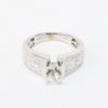 Picture of 14k White Gold Diamond Semi-Mount Ring
