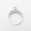 Picture of 14k White Gold .65Ct Princess Cut Diamond Engagement Ring