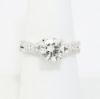 Picture of 18k White Gold 1.25Ct Round Brilliant Diamond Engagement Ring