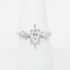 Picture of 14k White Gold .71Ct Marquise Diamond Engagement Ring 