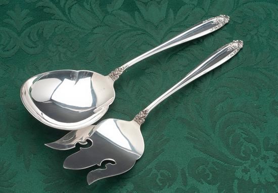 Picture of Salad Set All Silver