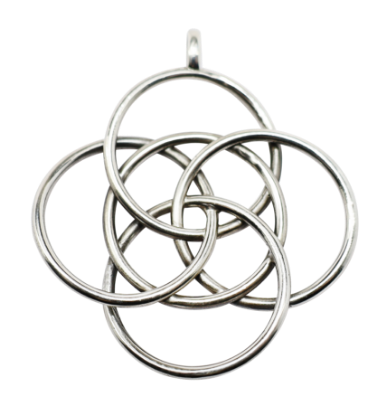 Picture of 12 Days of Christmas, Five Golden Rings Sterling Silver Ornament