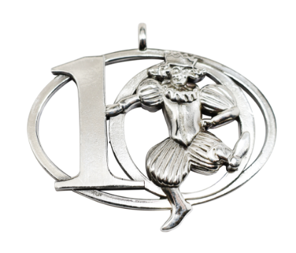Picture of 12 Days of Christmas, Ten Lords A-Leaping Sterling Silver Ornament