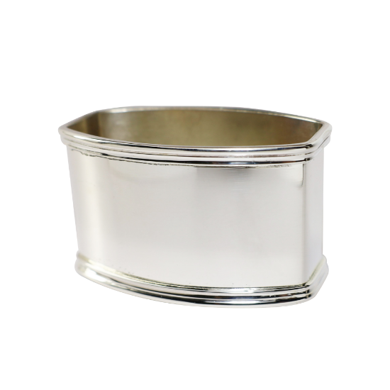 Picture of Plain Rolled Bands Style Sterling Silver Napkin Ring