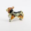 Picture of Kingspoint Designs Willington the Corgi Trinket Box with Matching Necklace