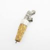 Picture of Vintage Sterling Silver Figural Wine Bottle Stopper/Pour Featuring a Man with a Basket