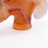 Picture of Lalique Crystal 'Tai-Ta' Chameleon Figurine in Dark Amber 