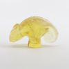 Picture of Lalique Crystal 'Tai-Ta' Chameleon Figurine in Light Amber