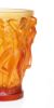 Picture of Lalique Iconic Bacchantes Vase - Amber Crystal