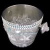 Picture of Isabella Adams Sea Life Champagne Ice Bucket featuring Pacific Opal and Clear Crystals