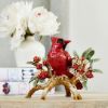 Picture of Jay Strongwater Red Cardinal On Branch Figurine