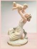 Picture of 1940's Hutschenreuther 'Mother's Darling' Mother & Baby Porcelain Figurine