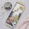 Picture of Mottahedeh 'Tobacco Leaf' Porcelain Sandwich/Dessert Tray