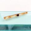 Picture of Late Edwardian Era 10K Yellow Gold, Seed Pearl & Garnet Bar Brooch by Ostby Barton
