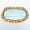 Picture of Vintage Givenchy Brushed Gold-Tone 'Droplets' Statement Necklace