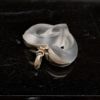 Picture of Lalique Entwined Heart Pendant - Clear & Silver 