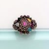 Picture of 1940'S 18K Gold & Multi-Gemstone Thai Princess/Harem Cocktail Ring