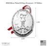 Picture of 2022 Towle 11Th Ed. Pipers Piping Silver Plate Ornament