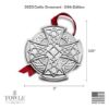 Picture of Towle 2023 Annual sterling silver Star Ornament, 27th Edition, NEW in Box