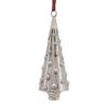 Picture of Ribbon Tree, 2nd Edition Sterling Silver Christmas Ornament by Barrett + Cornwall