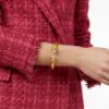 Picture of Julie Vos - Astor Hinge Demi Cuff In Iridescent Raspberry