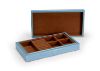Picture of 'Durham' Shagreen & Natural Selenite Crystal Jewelry Storage Box