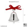 Picture of Gorham Plain Bell Sterling Silver Ornament