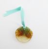 Picture of Daum 1992 Paté de Verre Glass 'Pine Cones' Christmas Ornament