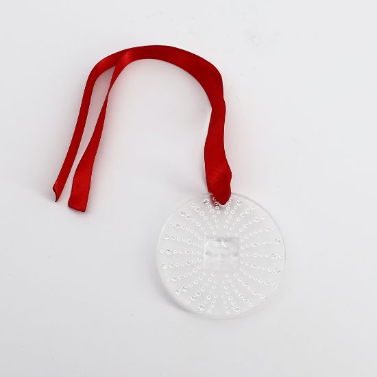 Picture of Lalique 2011 Masque de Femme' Clear Annual Christmas Ornament