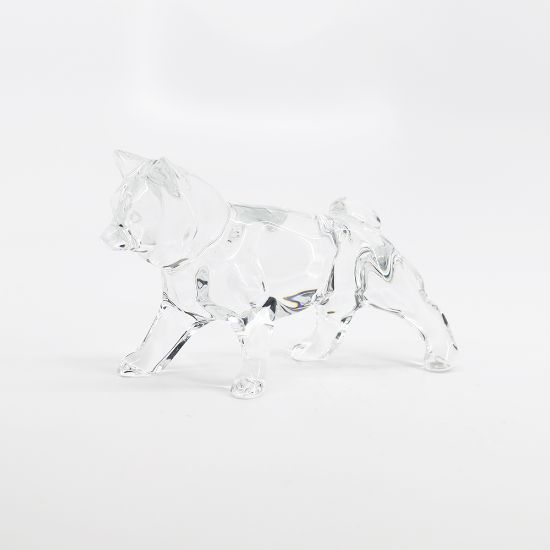 Picture of Baccarat France Crystal Zodiac Animals Shiba Inu Dog Figurine 2006 