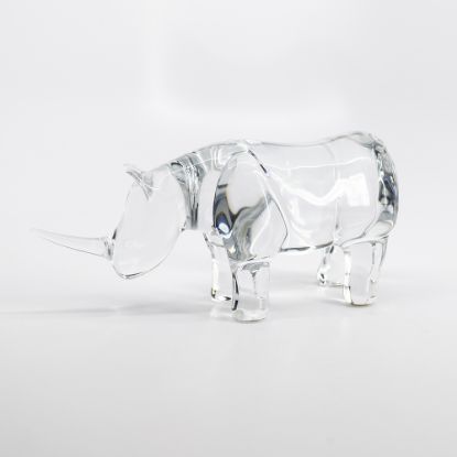 Picture of Baccarat Crystal Rhinoceros Figurine